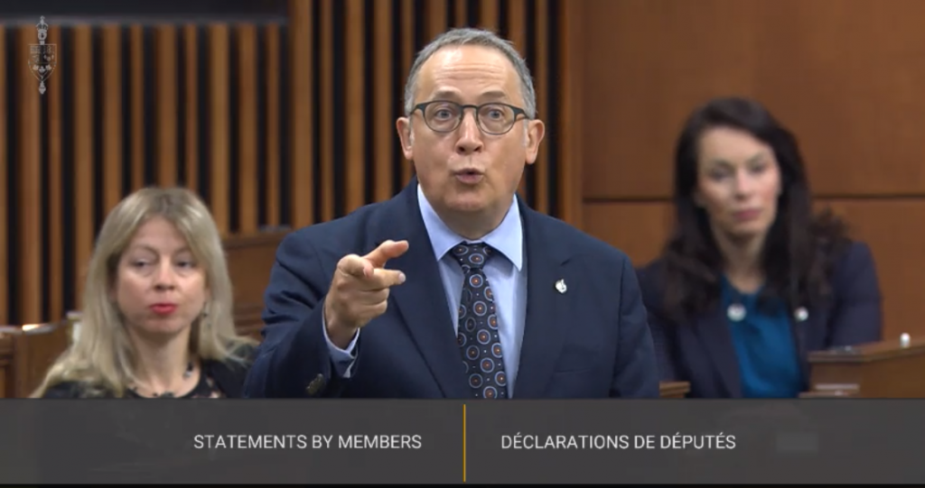 Le Bloc d&eacute;nonce le gouvernement Carney