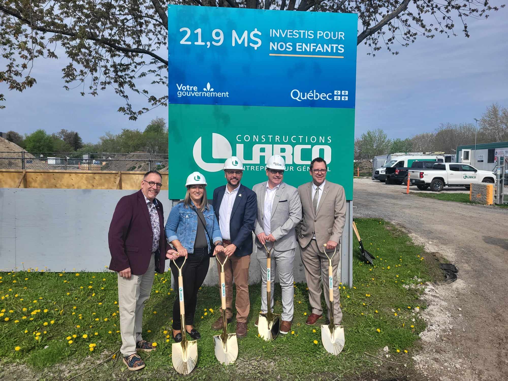 Un chantier de plus de 20 millions à StRoch de l'Achigan. CFNJ 99 1