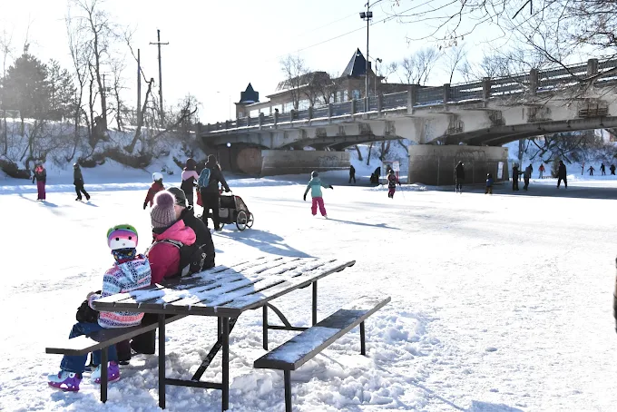 Retour de la patinoire sur la rivi&egrave;re l'Assomption
