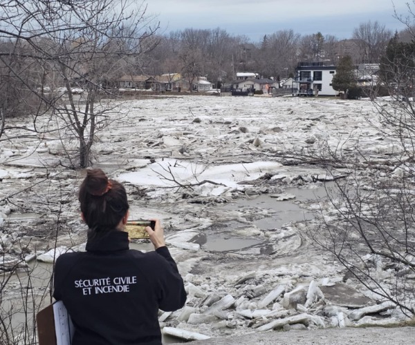 Inondation et &eacute;vacuation &agrave; Saint-Roch-de-l'Achigan