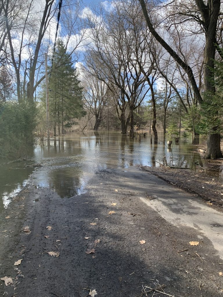 Fin de la crue dans le grand Joliette